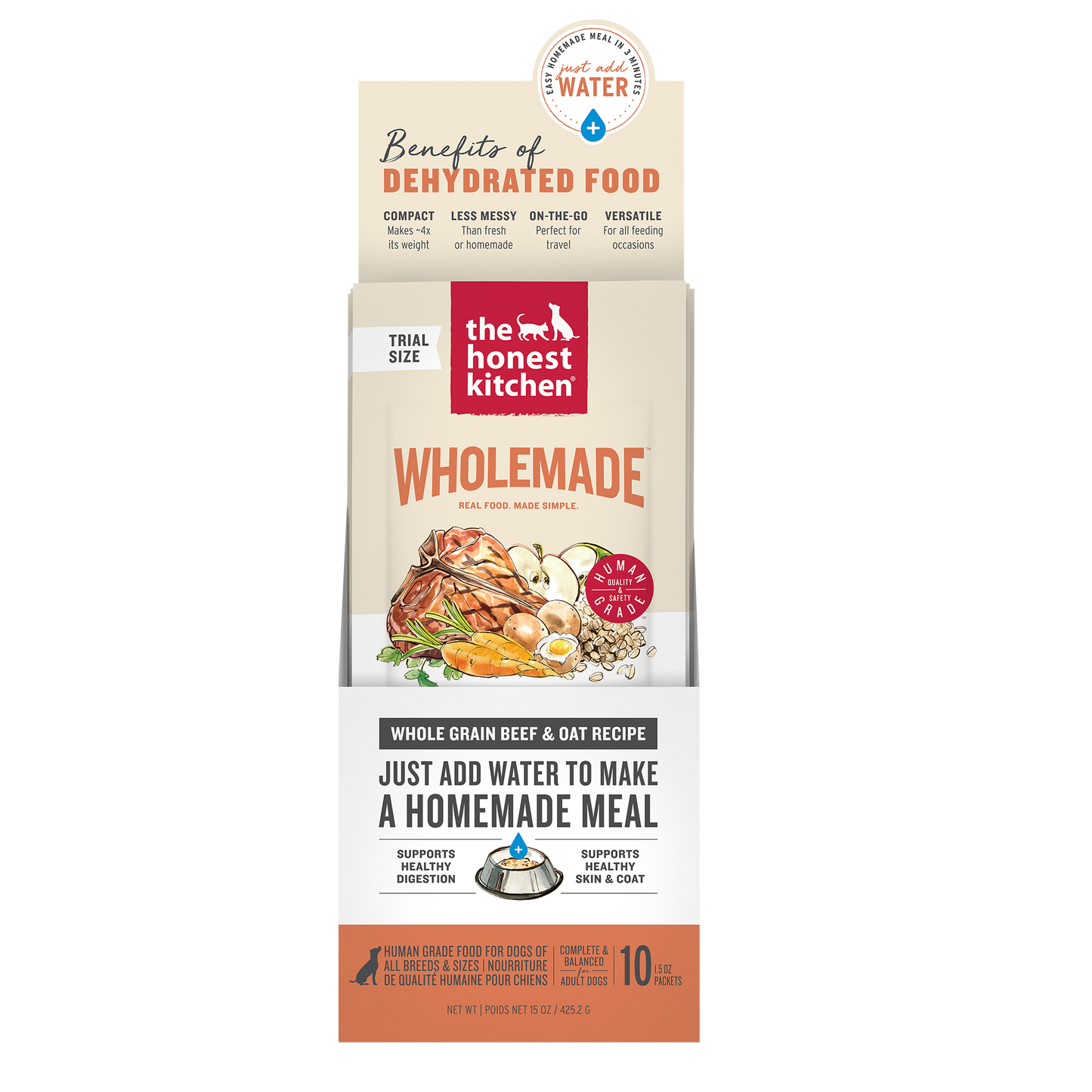 Wholemade Whole Grain Beef & Oat