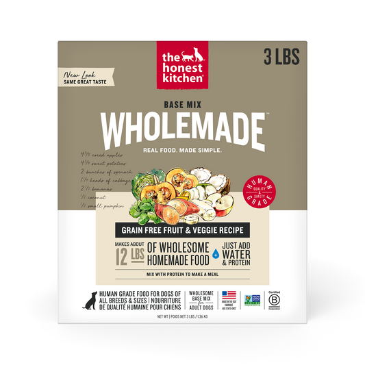 Wholemade Grain Free Fruit & Veggie Base Mix