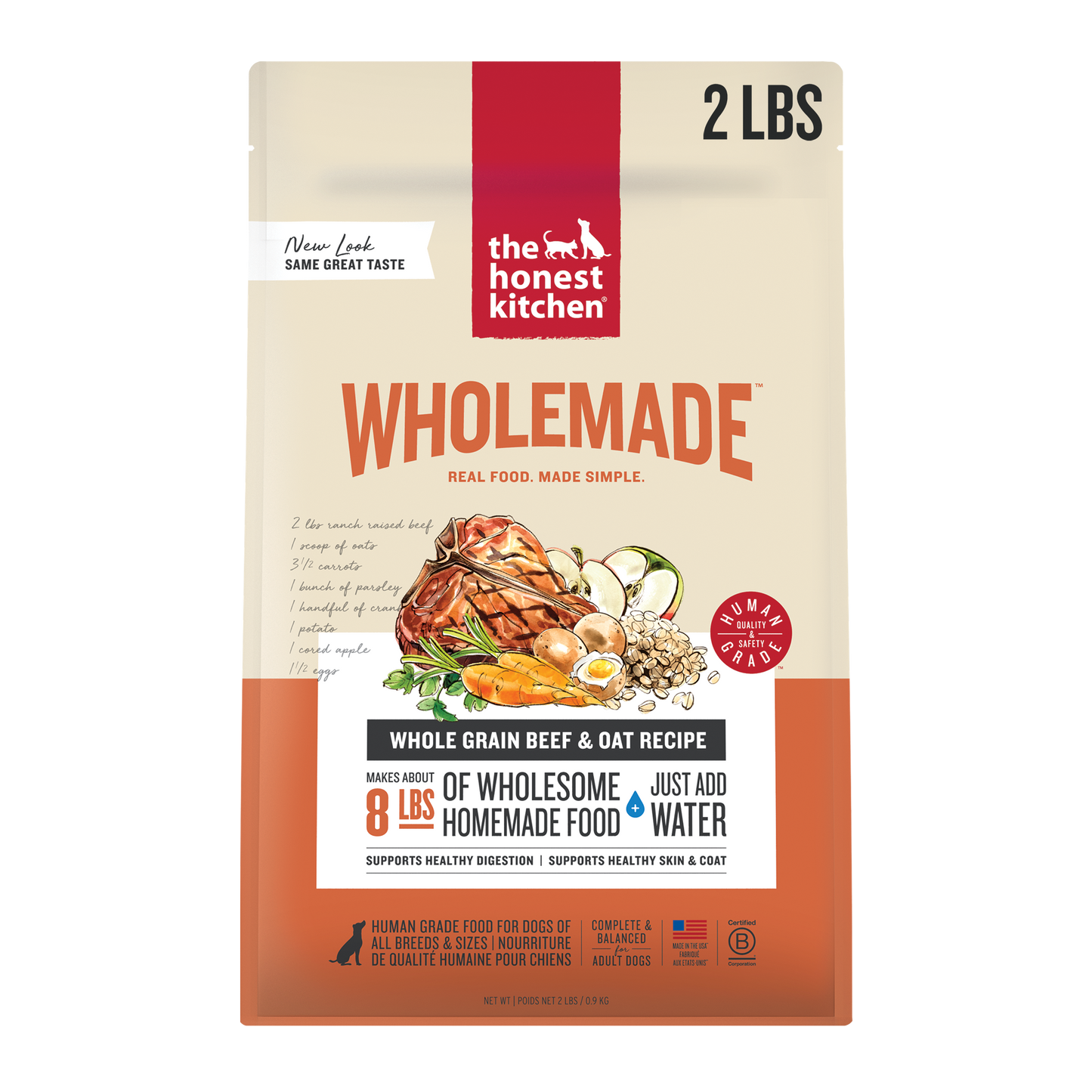 Wholemade Whole Grain Beef & Oat