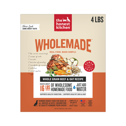 Wholemade Whole Grain Beef & Oat