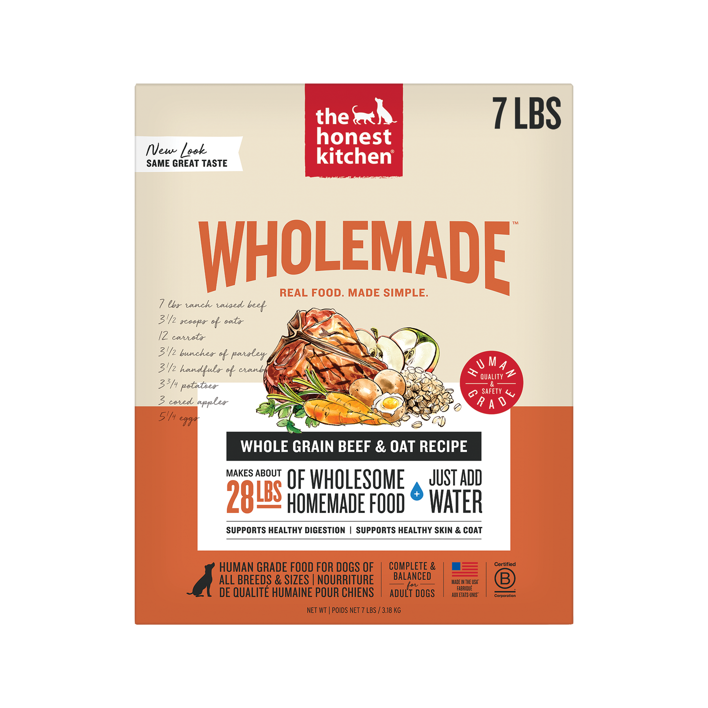 Wholemade Whole Grain Beef & Oat