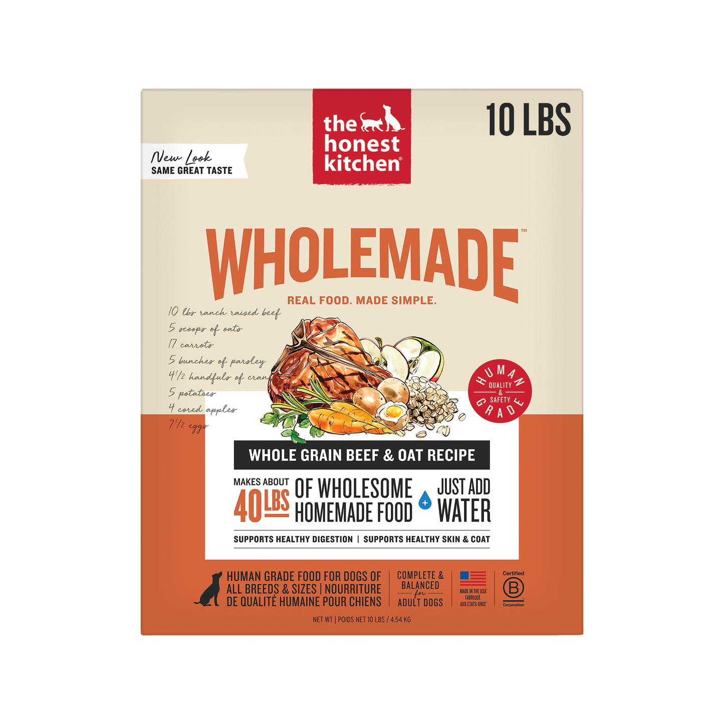 Wholemade Whole Grain Beef & Oat